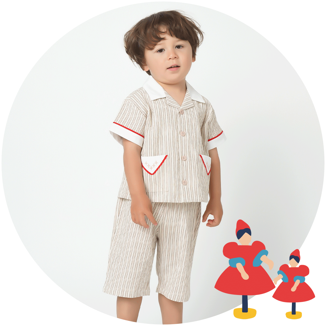 男の子家族でお出かけコーデ