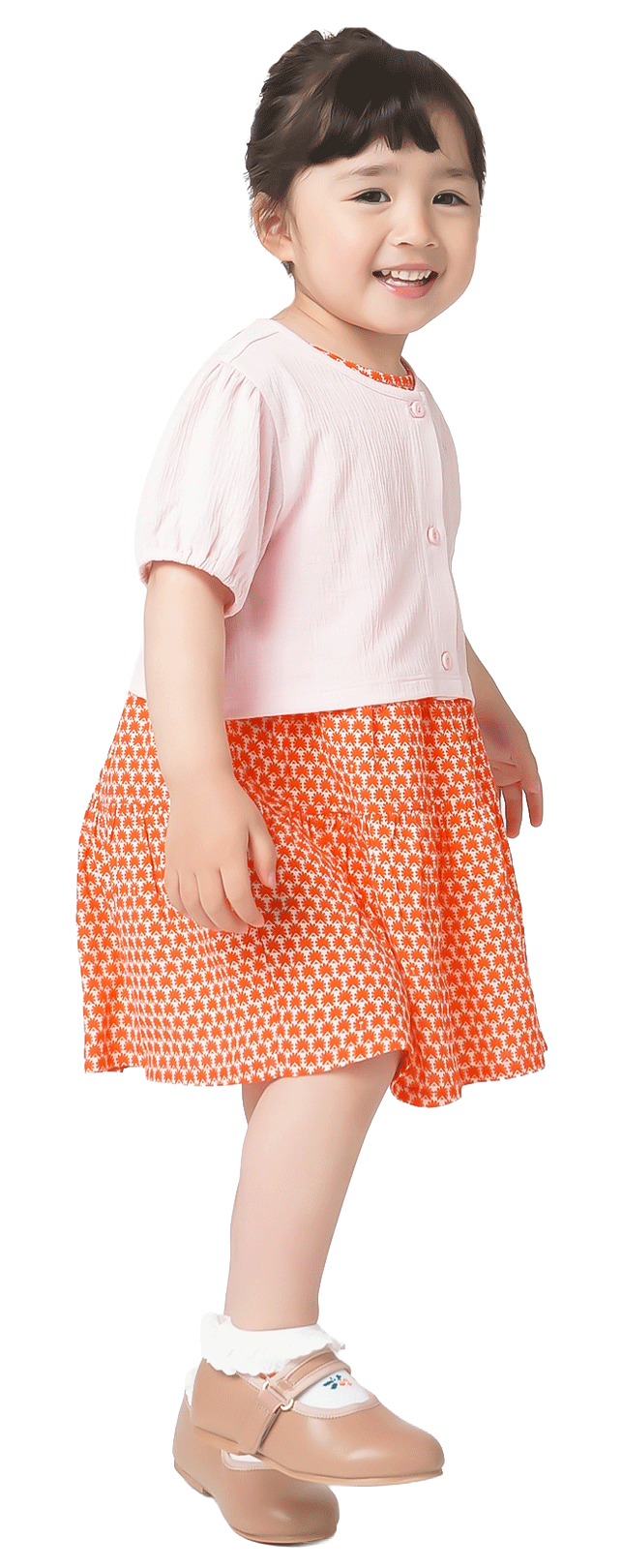 女の子家族でお出かけコーデ