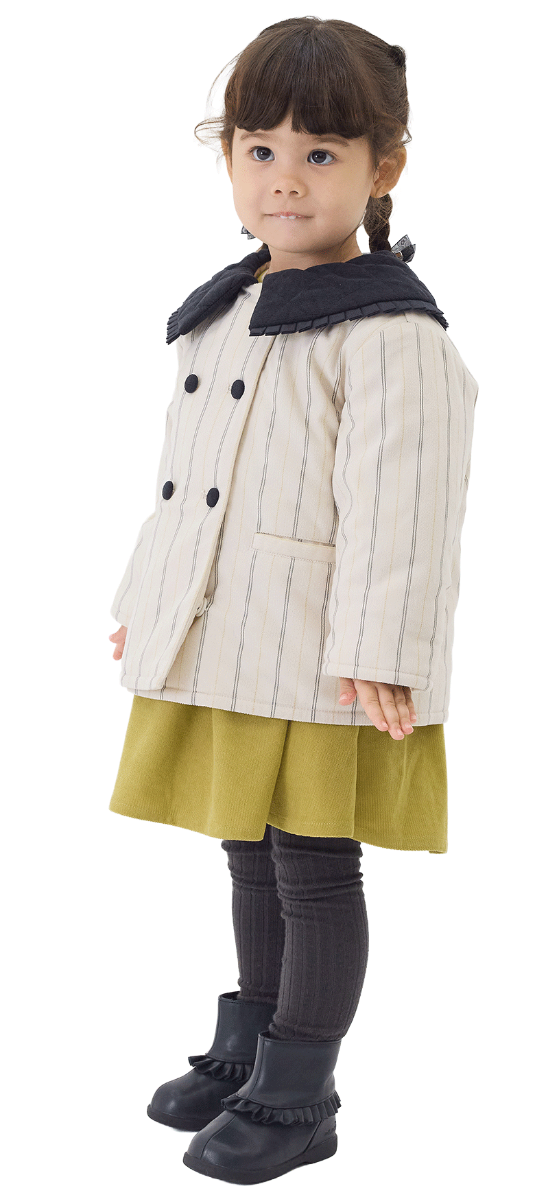 女の子おしゃれなお出かけ用のキッズコーディネート
