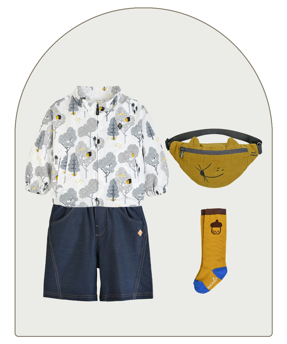 ベビーの男の子用ギフトコレクション　動きやすい服のセット