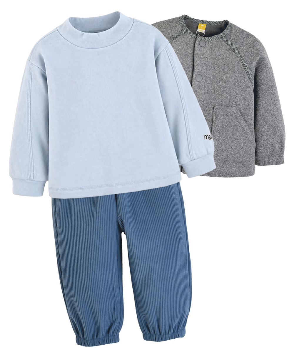 男の子お散歩LOOKのキッズコーディネート