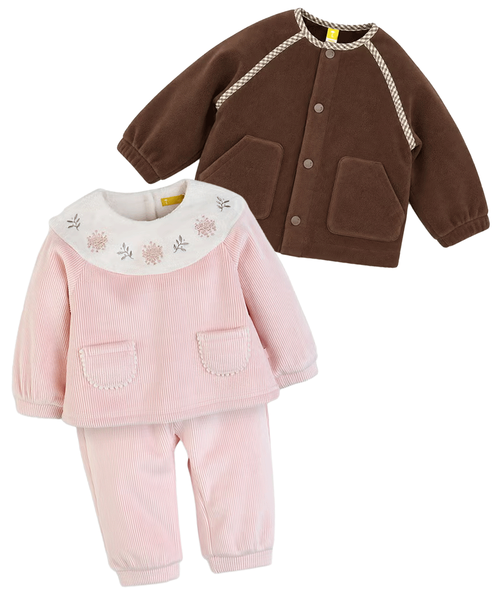 女の子イチゴチョコLOOKのキッズコーディネート
