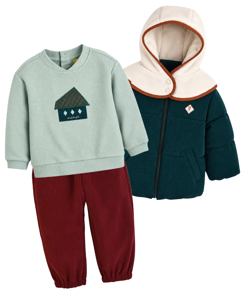 男の子お外あそびlookのキッズコーディネート