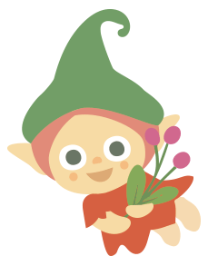 かわいい妖精のイラスト