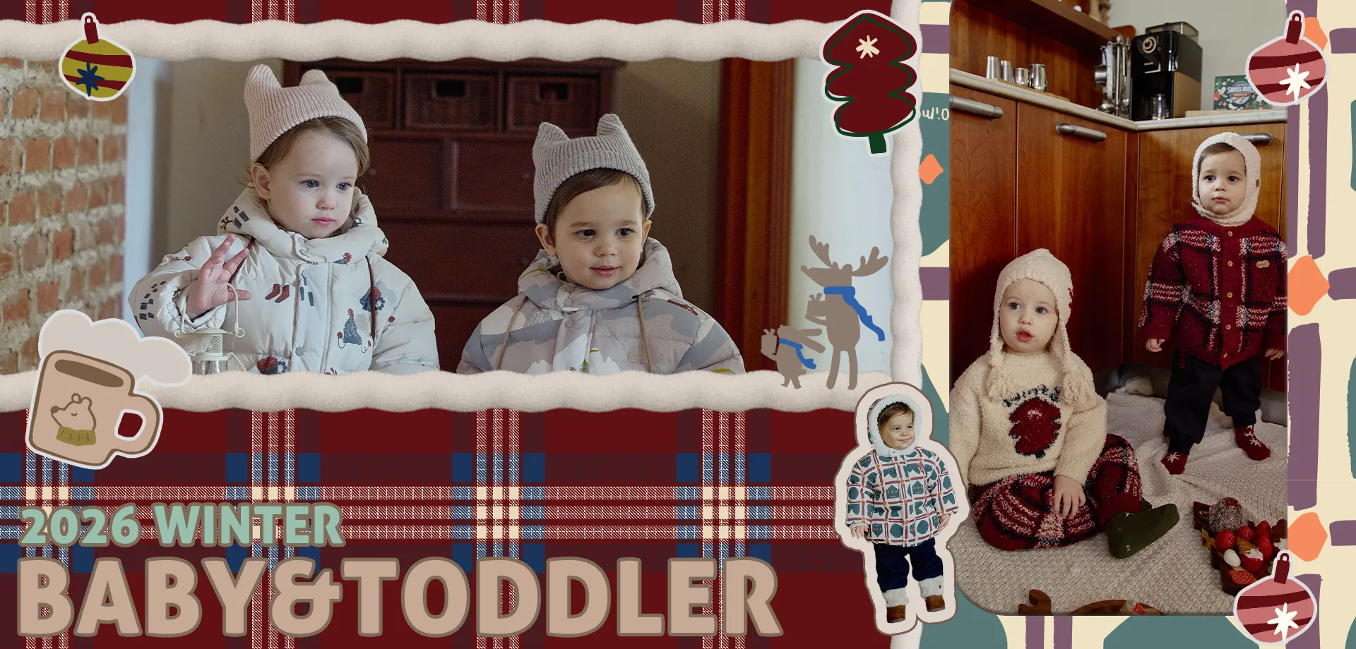 スライドバナー（PC）：2026年　baby&toddler冬の新作