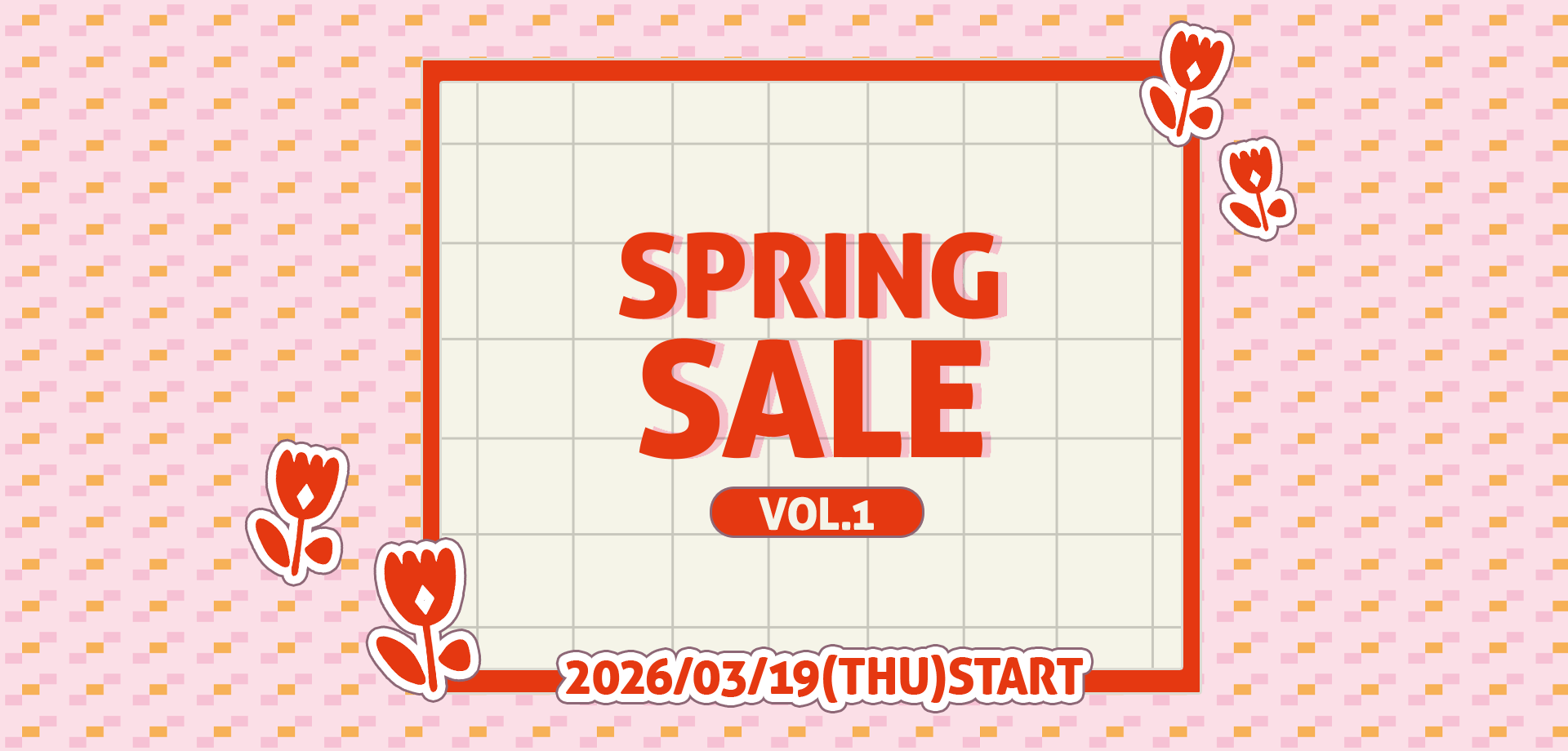 スライドバナー（PC）：SPRING SALE
