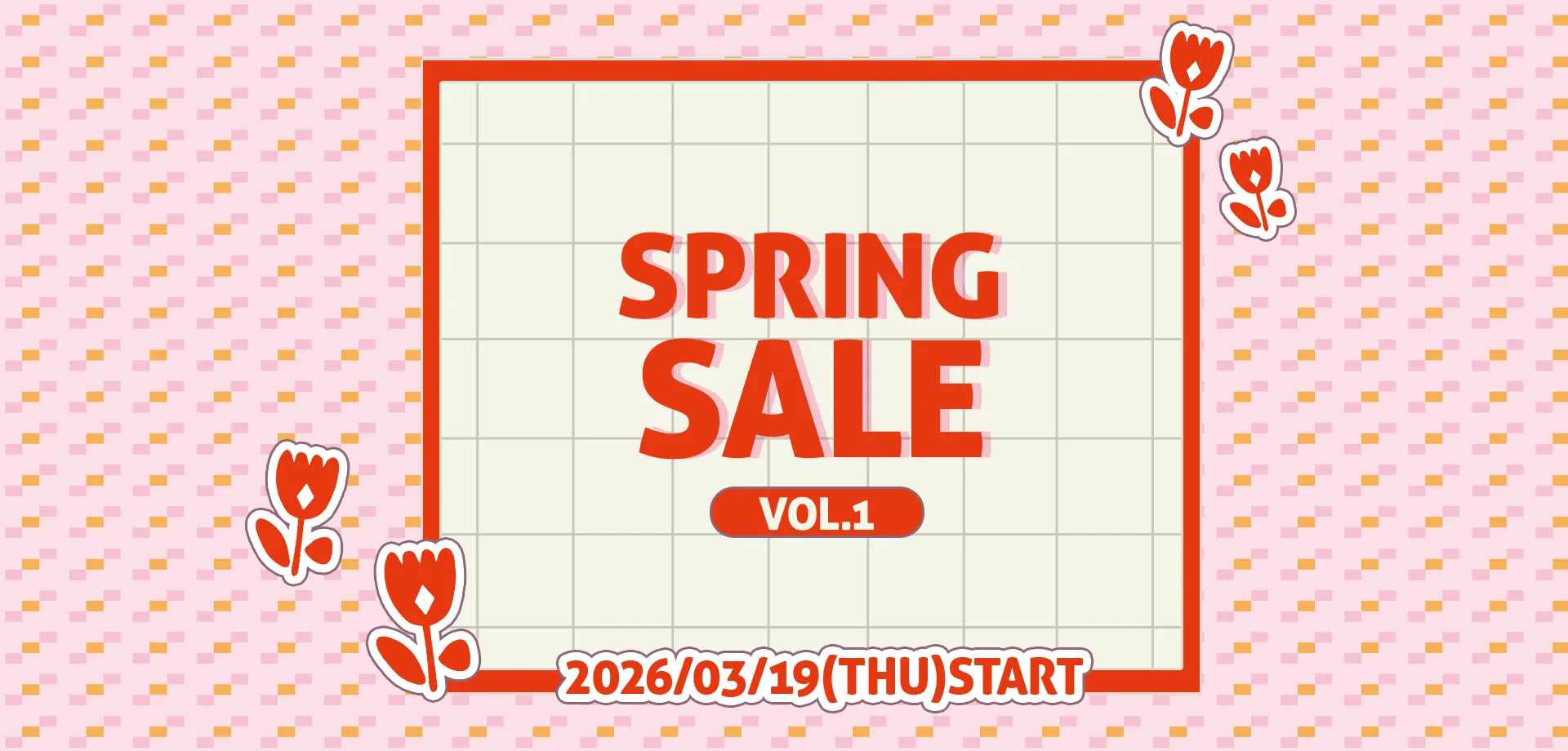 スライドバナー（PC）：SPRING SALE
