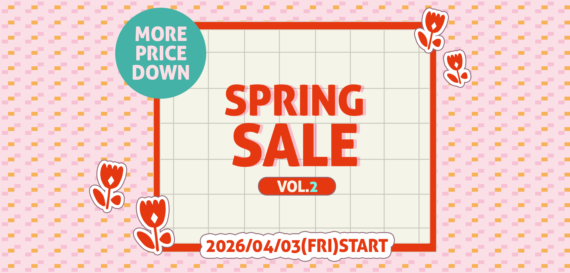 スライドバナー（PC）：SPRING SALE