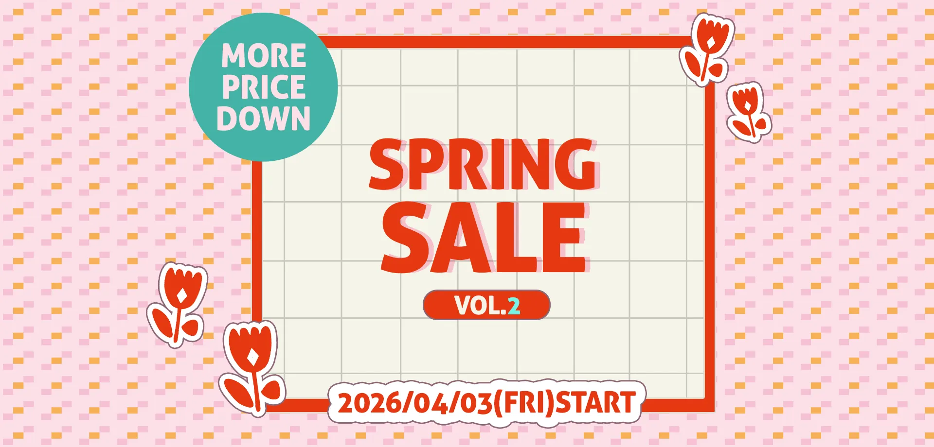 スライドバナー（PC）：SPRING SALE