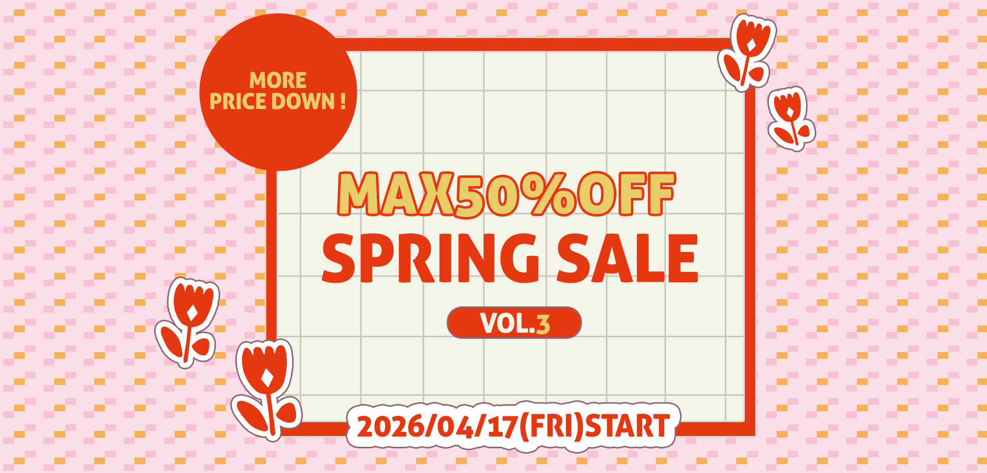 スライドバナー（PC）：SPRING SALE