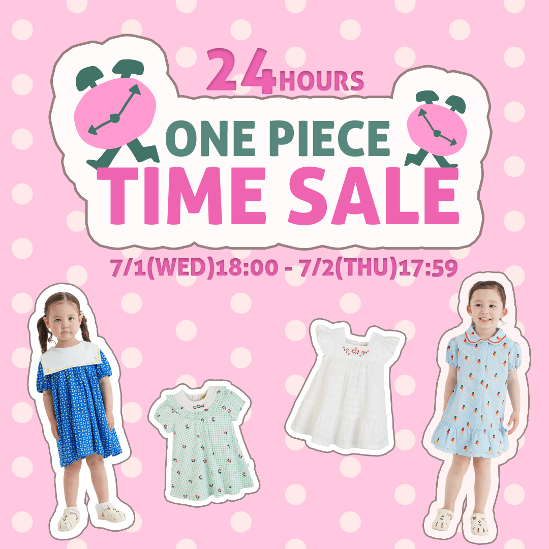 スライドバナー（SP）：24時間限定ワンピースのタイムセール！7月2日17時59分まで