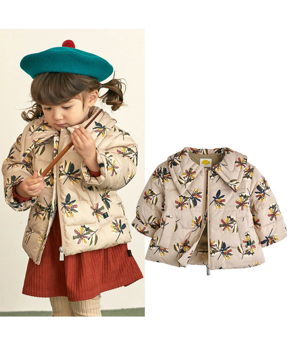 モイモルン moimoln ダウン 花柄 フィンリシンシュレートカバーオール フィンリシンシュレートカバーオール | おしゃれな子供服 moimoln