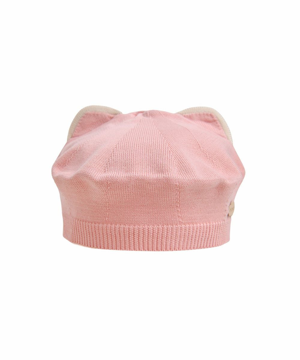 miumiu ベレー帽 ニット帽 ピンク MiuMiu(ミュウミュウ) ニットキャップ・ビーニー(レディース