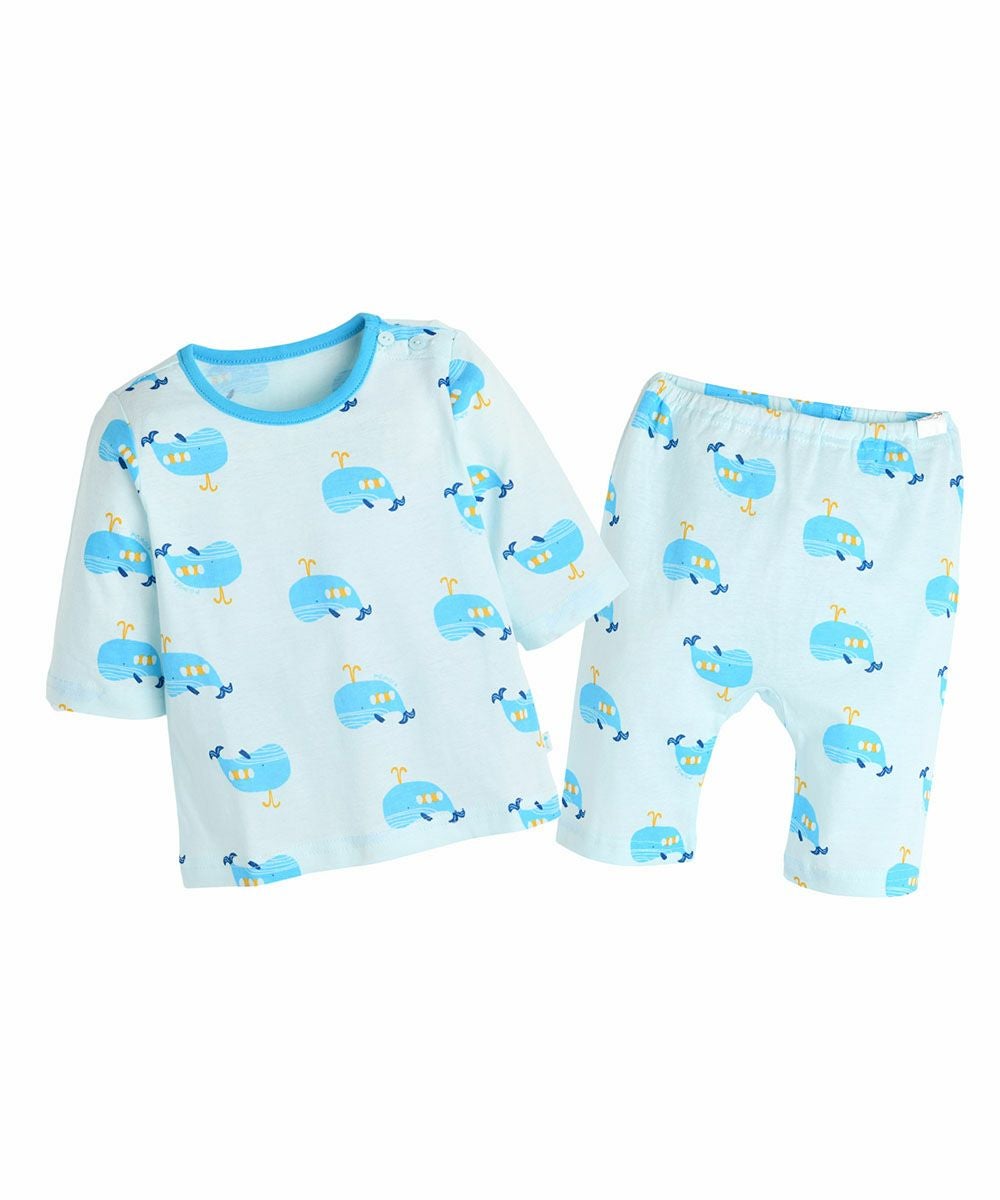 セットアップ】ビックホエール7分袖トップス＆パンツ | おしゃれな子供