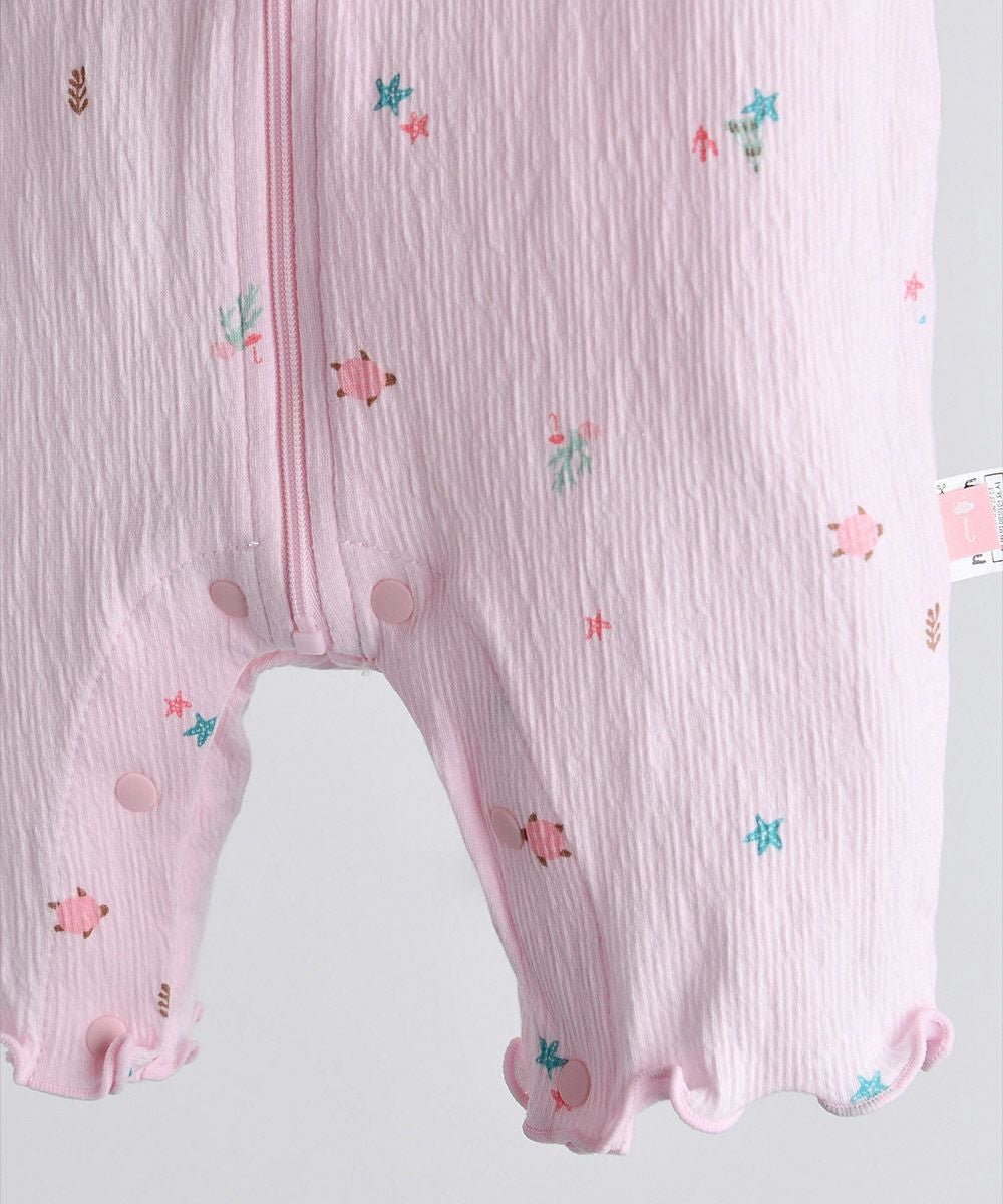 ④ジャガードニットカバーオール ルージャガード7分丈ジッパーカバーオール | おしゃれな子供服 moimoln