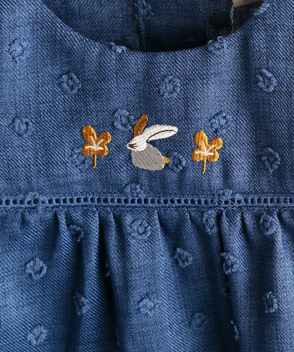 ラビットワンポイントブラウス | おしゃれな子供服 moimoln