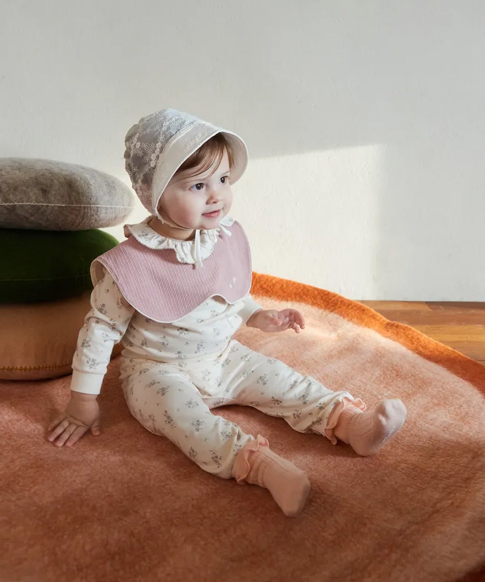 ルームウェア】ミニフラワー長袖トップス＆パンツ | おしゃれな子供服