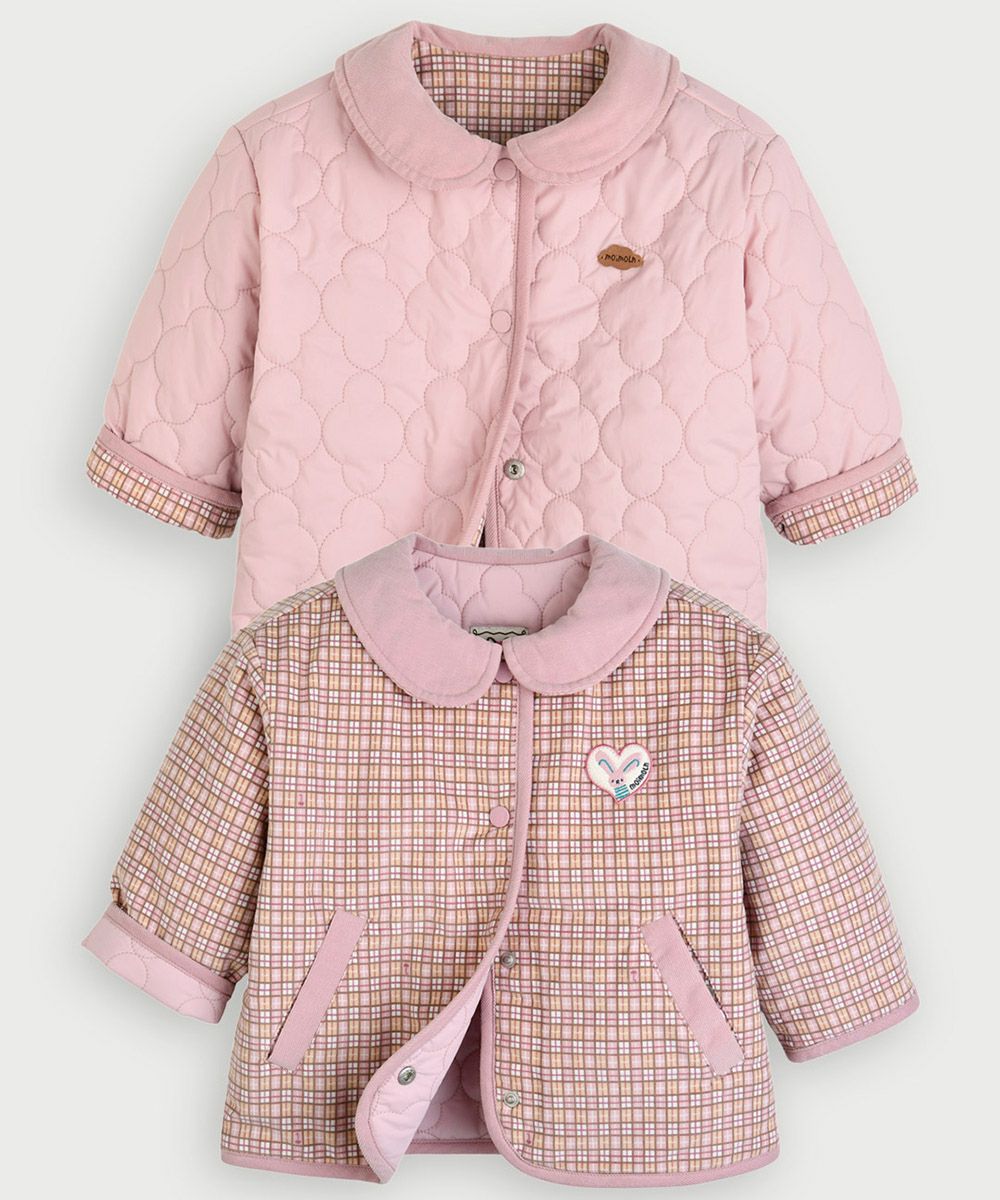 リバーシブルラビット軽量パデットジャケット | おしゃれな子供服