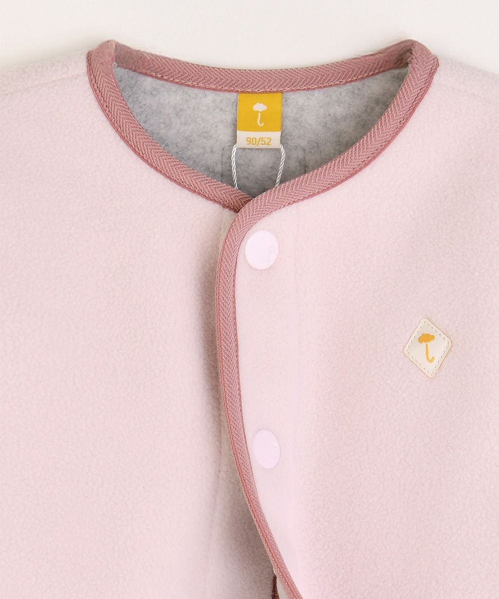 SOFT&】カラー配色ノーカラーフリースジャケット | おしゃれな子供服