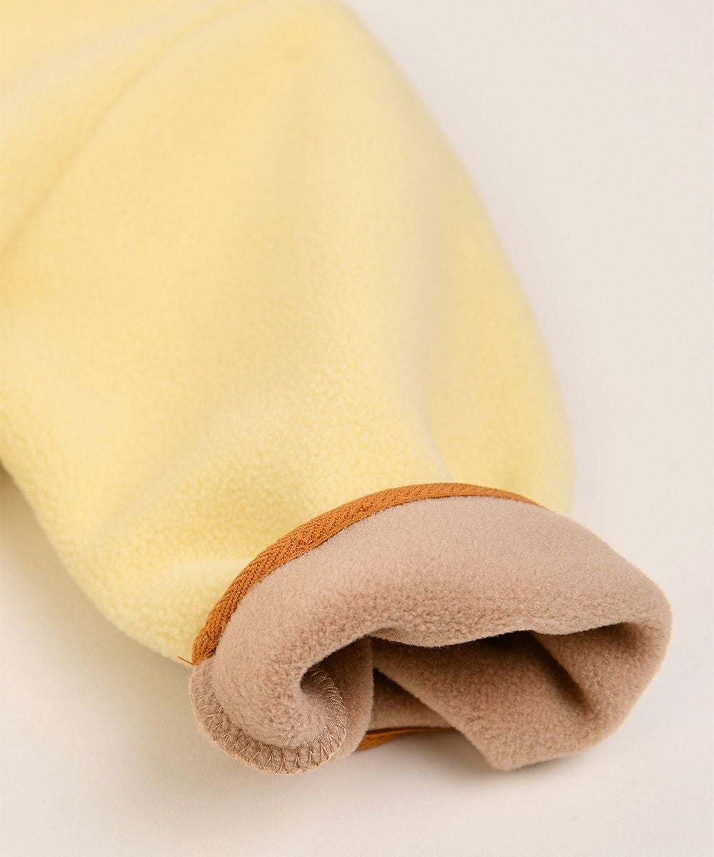 SOFT&】カラー配色ノーカラーフリースジャケット | おしゃれな子供服