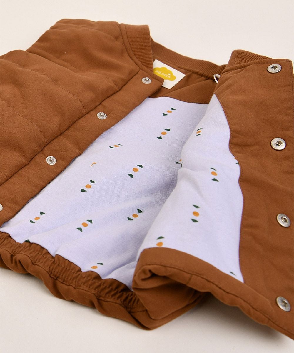 SOFT&】ワンポイントモチーフ軽量パデットベスト | おしゃれな子供服