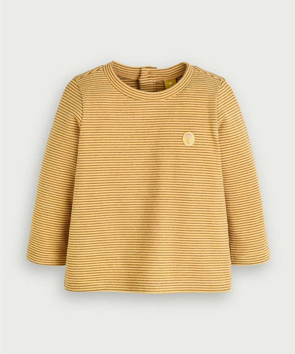 SOFT&】細ボーダー長袖Tシャツ | おしゃれな子供服 moimoln