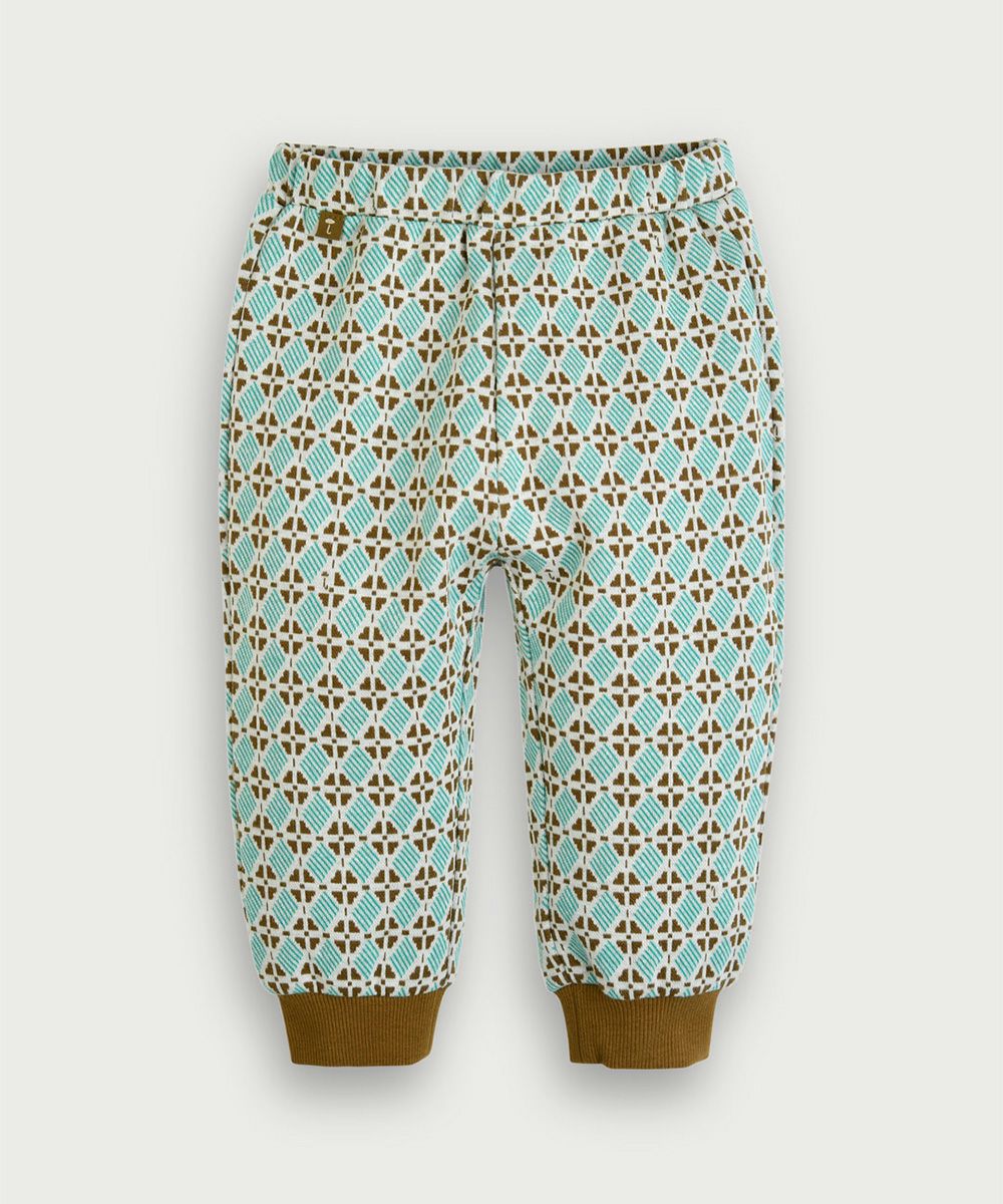 セットアップ】クローバージャカード長袖トップス＆パンツ