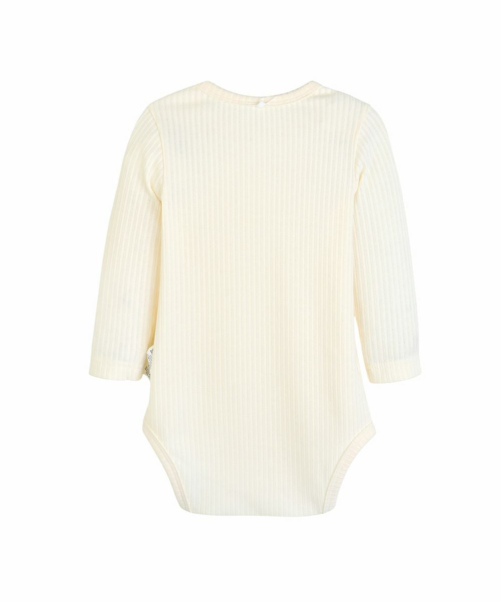 ピゾンアイレット長袖ボディスーツ | おしゃれな子供服 moimoln