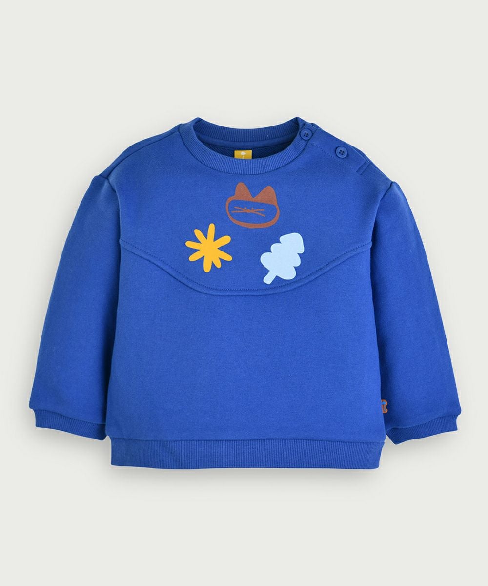 トップス chatmignon キャット裏毛長袖トップス | おしゃれな子供服 moimoln（モイモルン