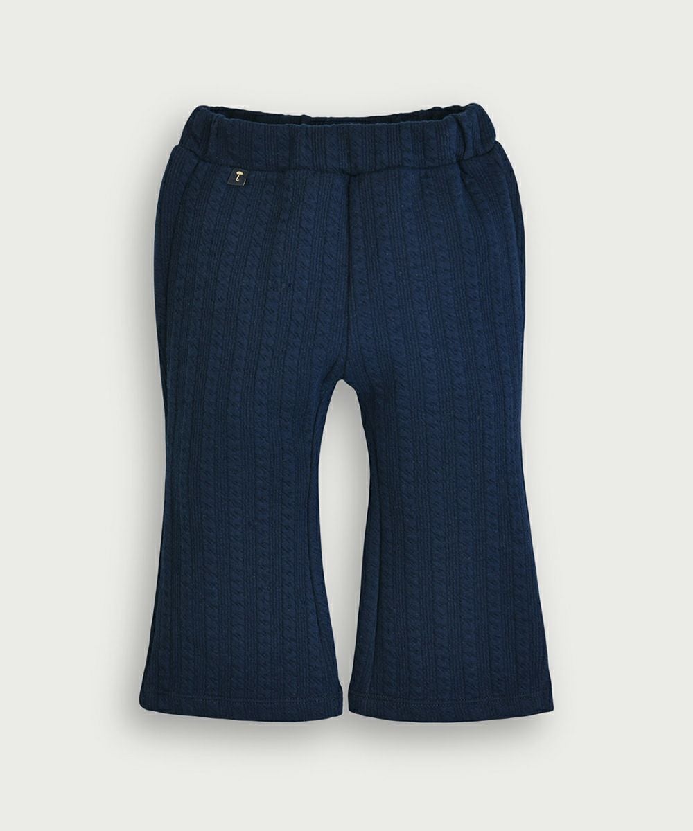 セットアップ】総柄ブルーフラワー長袖トップス＆パンツ | おしゃれな