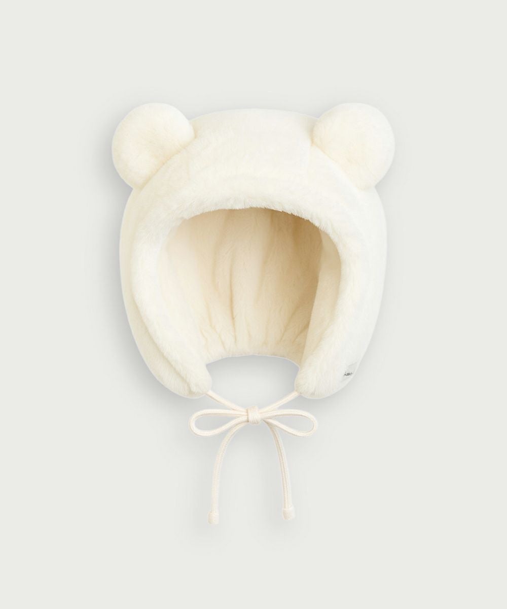 もこもこベアーフェイクファーボンネット帽 | おしゃれな子供服