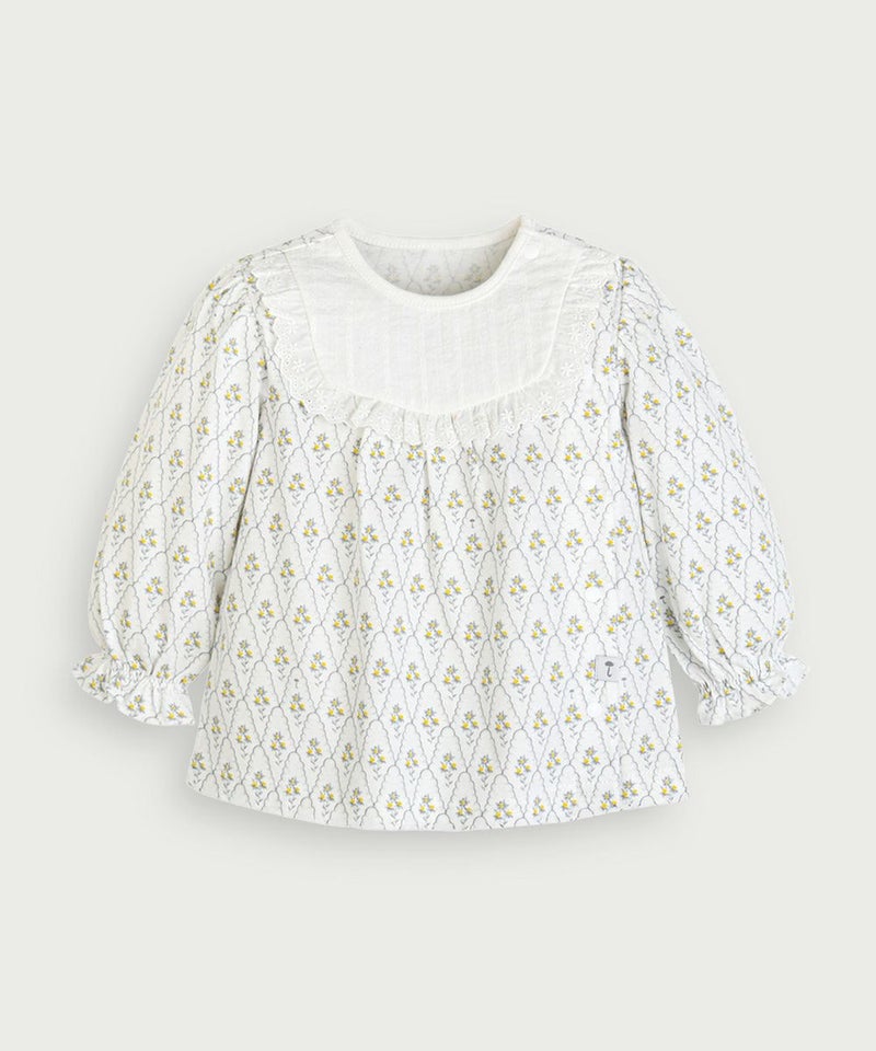 70-80サイズ：アームホールから脇にかけて全開き