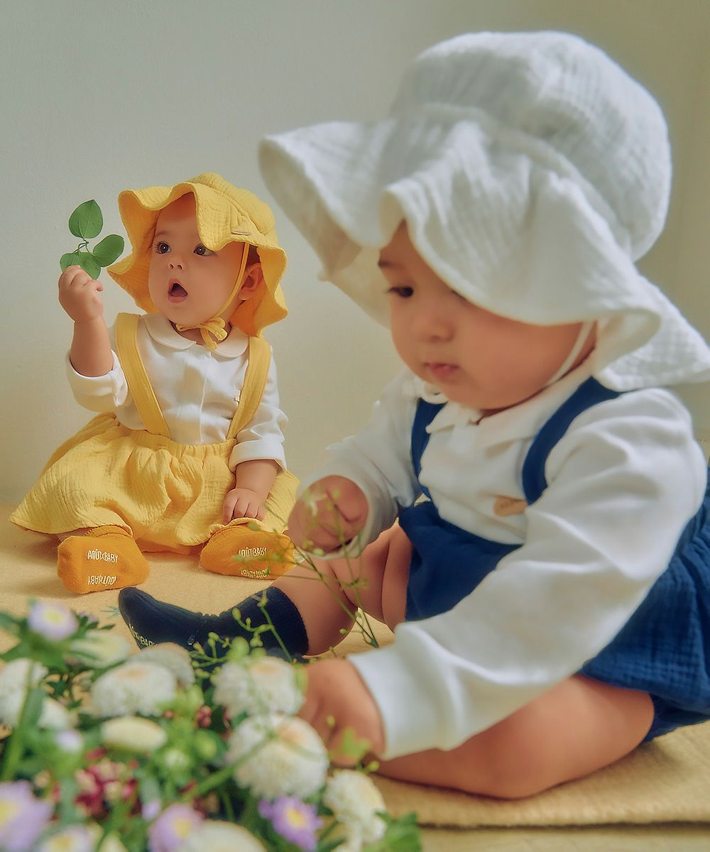 モデル身長：72cm　着用サイズ：80