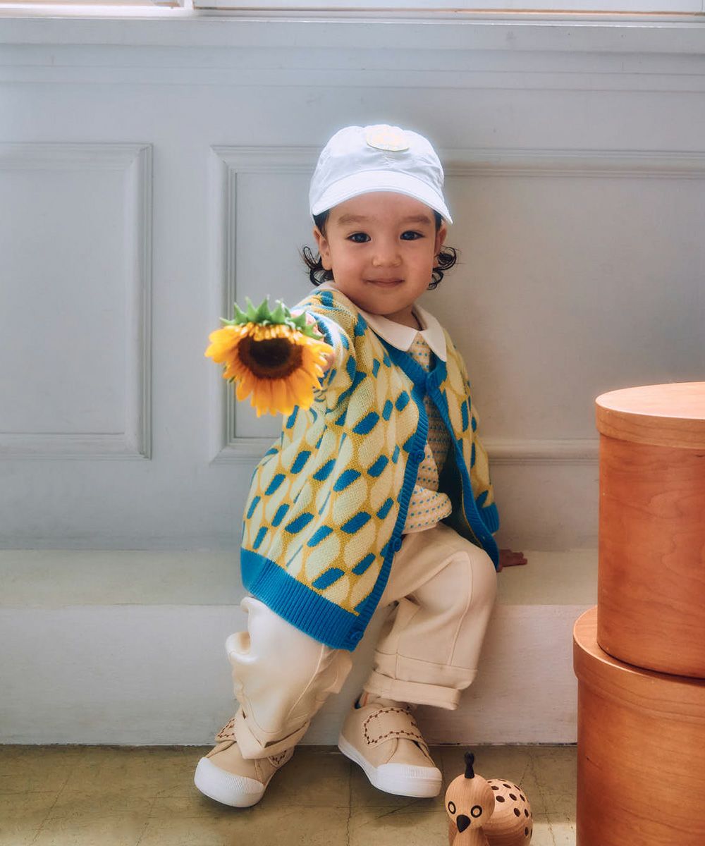 ライオン刺繍入りウーブンパンツ | おしゃれな子供服 moimoln