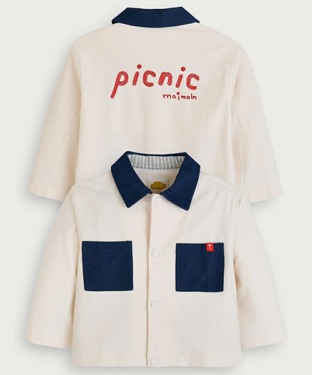 Picnicデニム風ポケットシャツジャケット | おしゃれな子供服 moimoln