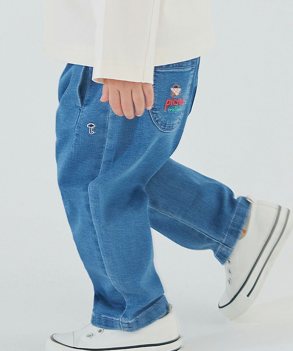 Park刺繍デニムパンツ | おしゃれな子供服 moimoln（モイモルン） 公式