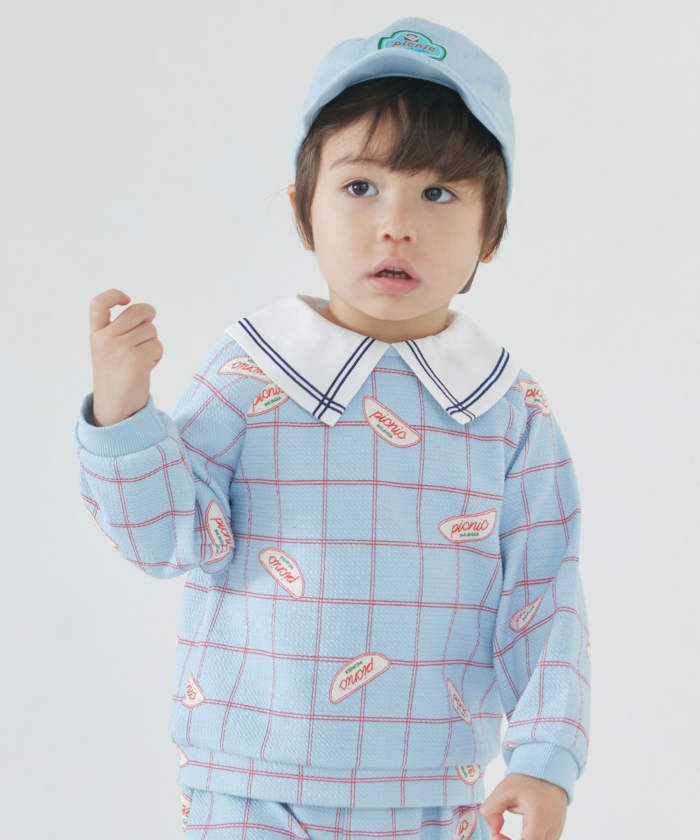 セットアップ】Picnicチェック長袖トップス＆パンツ | おしゃれな子供