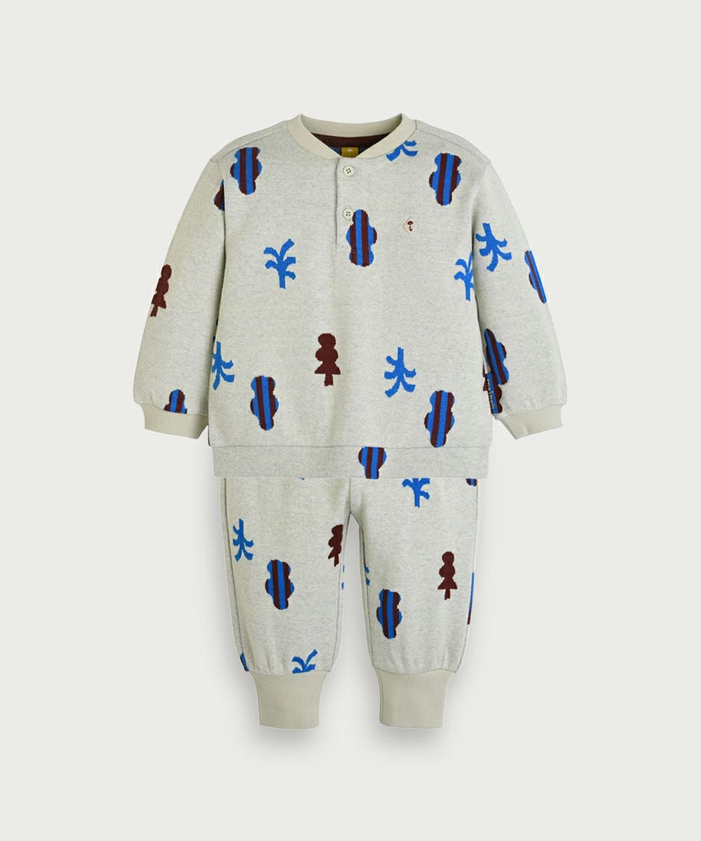 セットアップ】カラーフォレスト長袖トップス＆パンツ | おしゃれな
