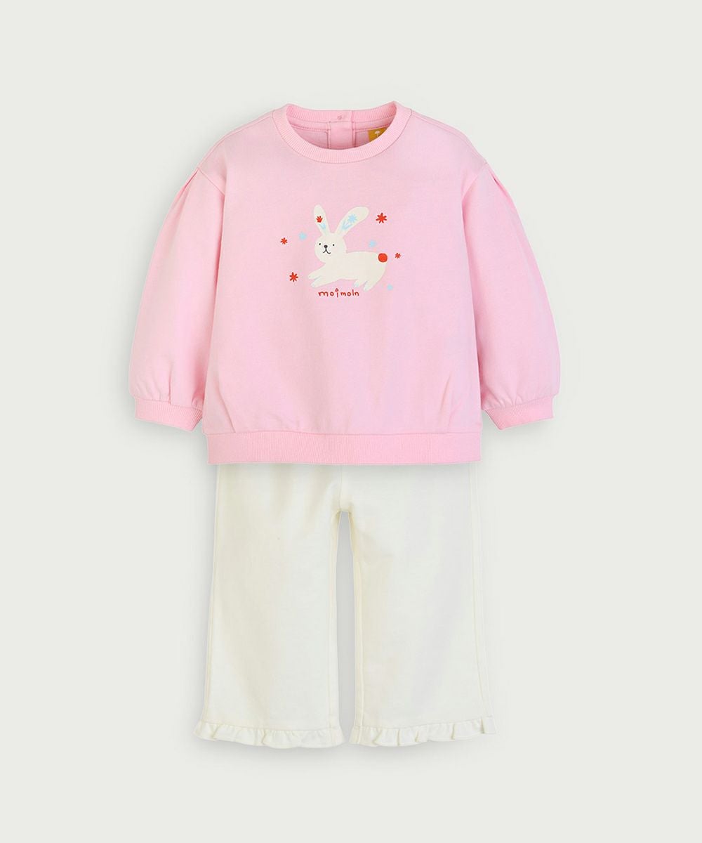 セットアップ】ラビットひまわり長袖トップス＆パンツ | おしゃれな