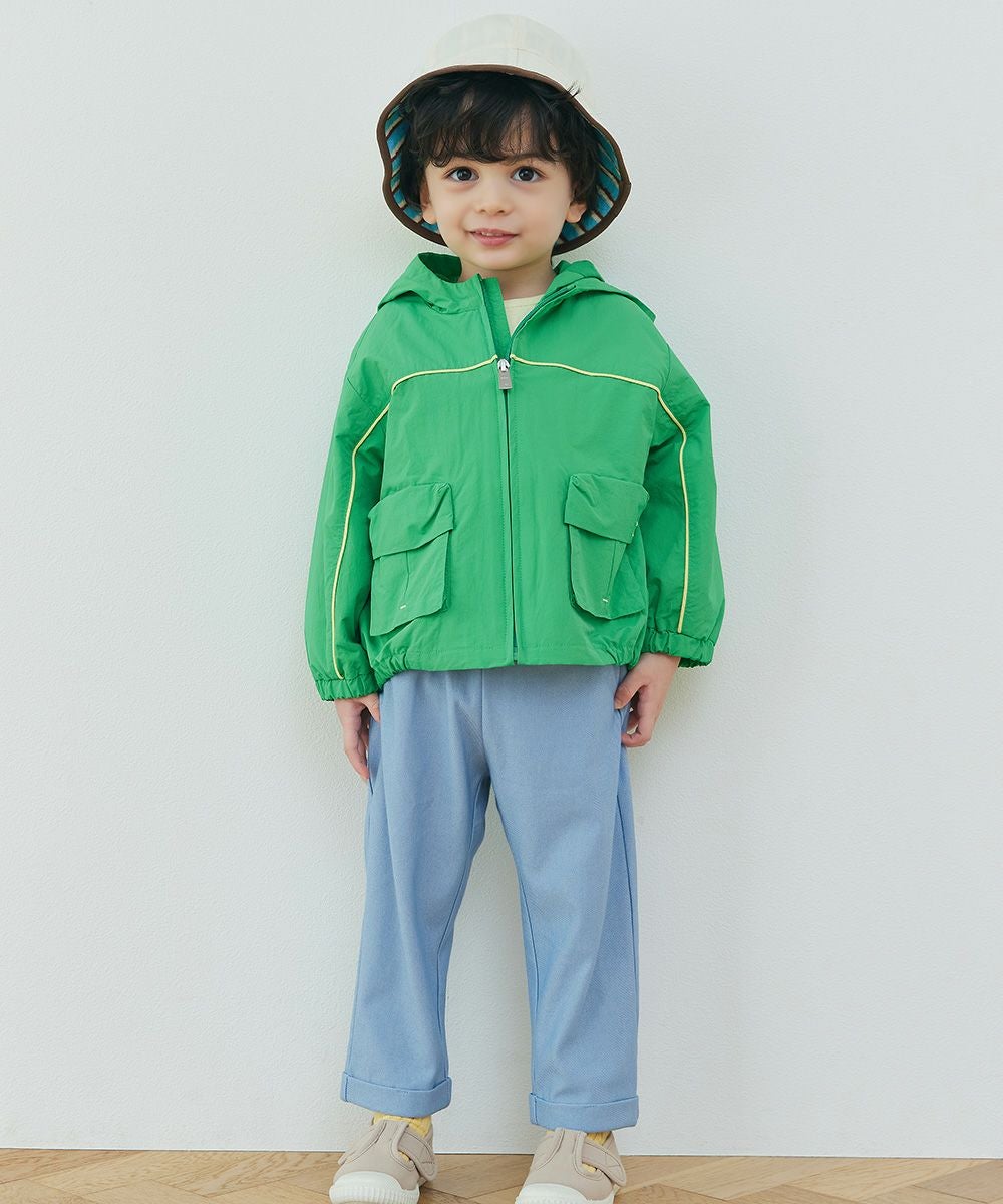 カラーラインフード付きウィンドブレーカー | おしゃれな子供服