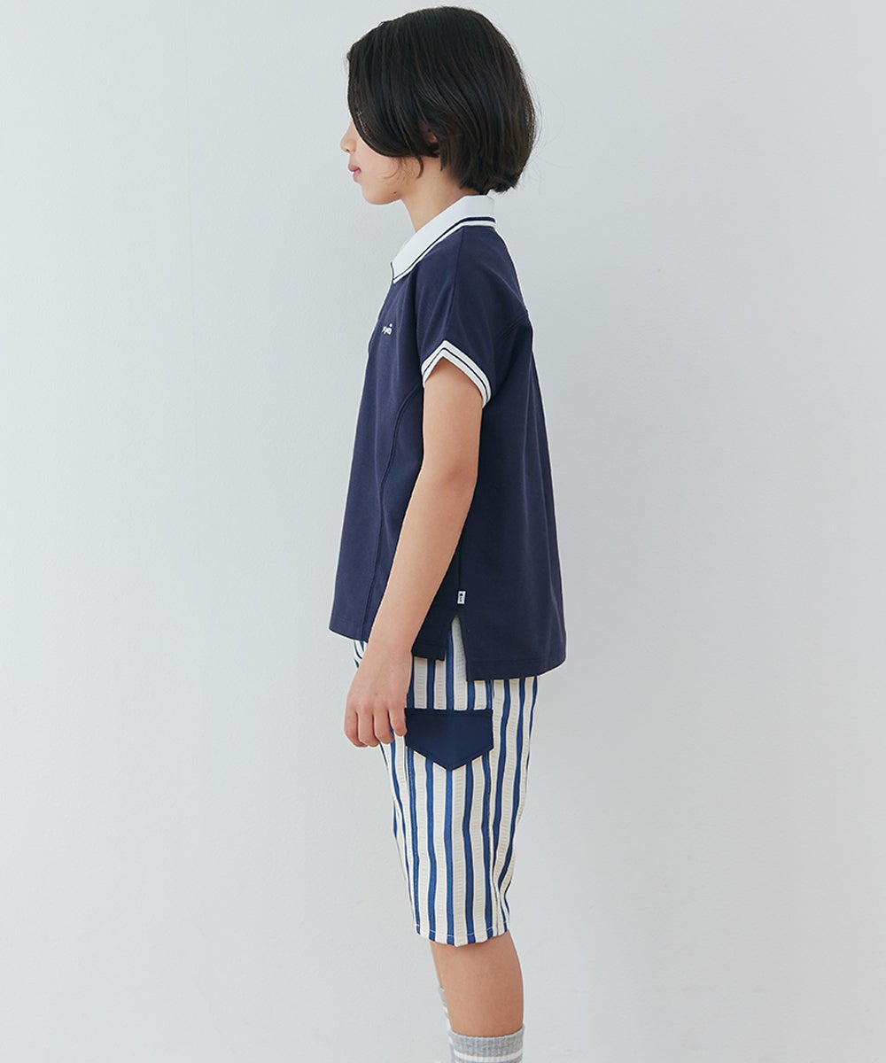 セットアップ】鹿の子半袖ポロシャツ＆パンツ | おしゃれな子供服