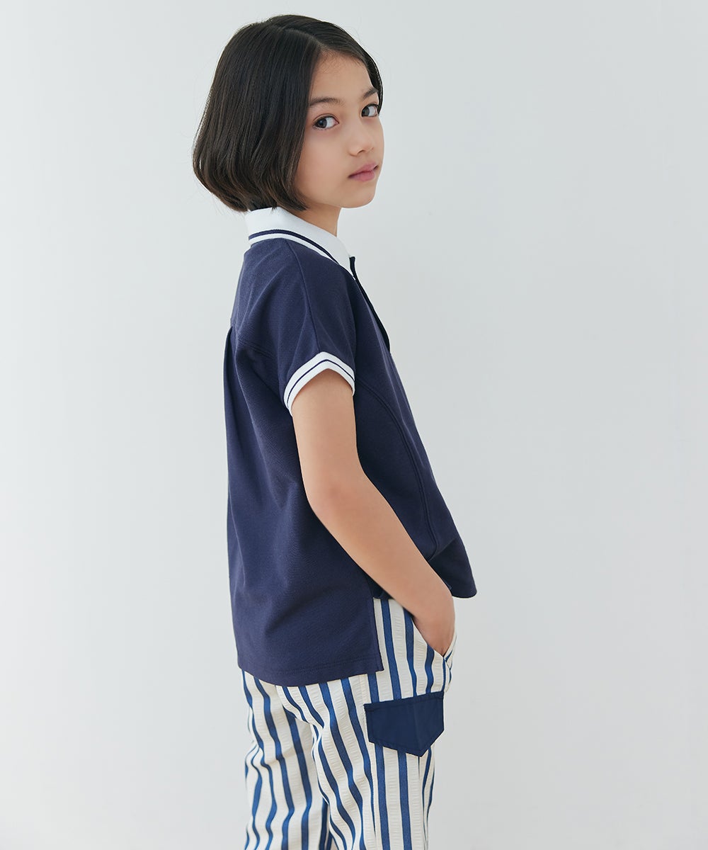 セットアップ】鹿の子半袖ポロシャツ＆パンツ | おしゃれな子供服