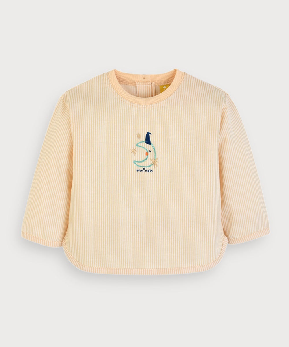 ムーンライトストライプ柄長袖Tシャツ | おしゃれな子供服 moimoln