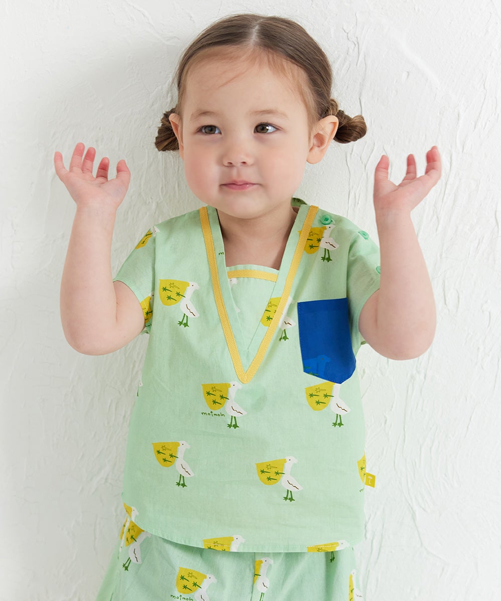 モデル身長：91cm　着用サイズ：100