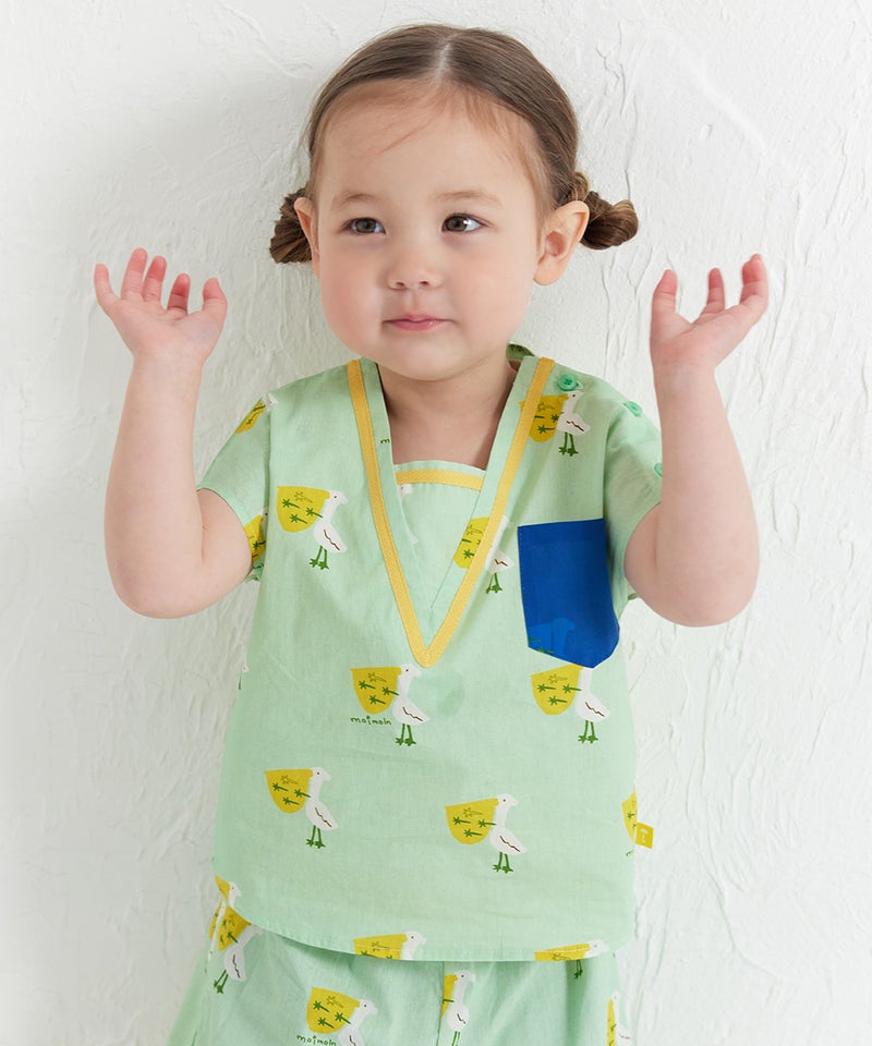 モデル身長：91cm　着用サイズ：100