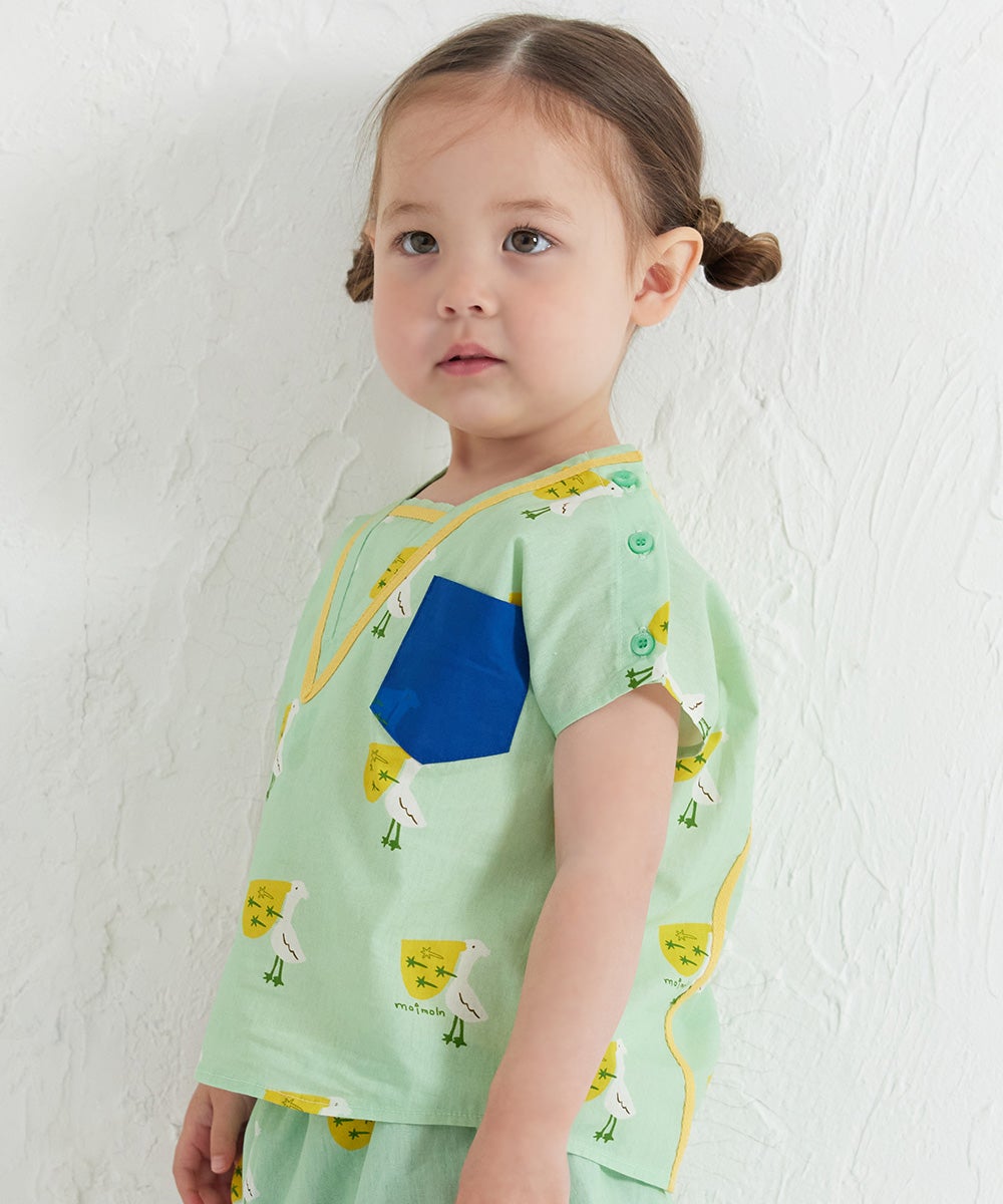 モデル身長：91cm　着用サイズ：100