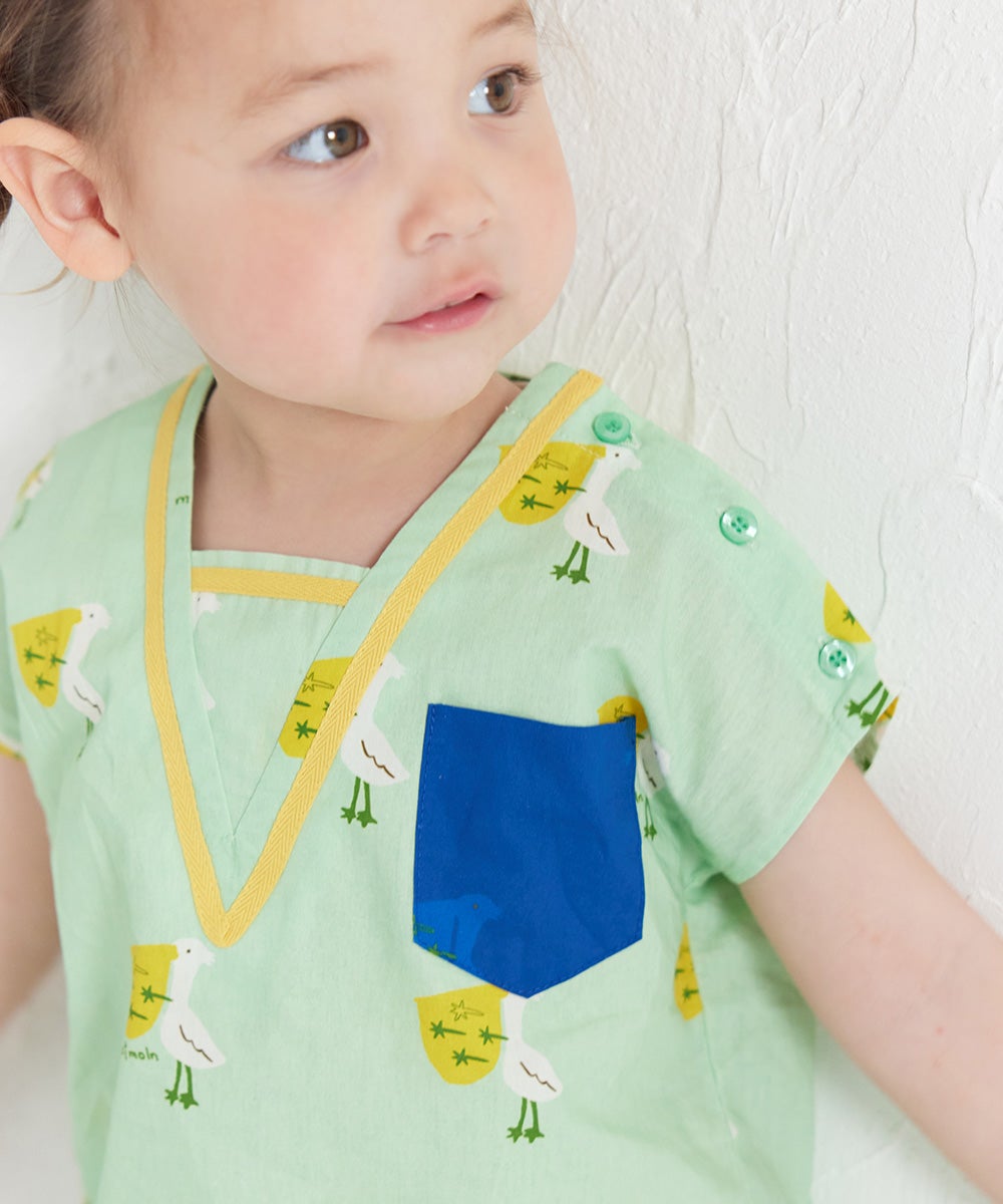 モデル身長：91cm　着用サイズ：100