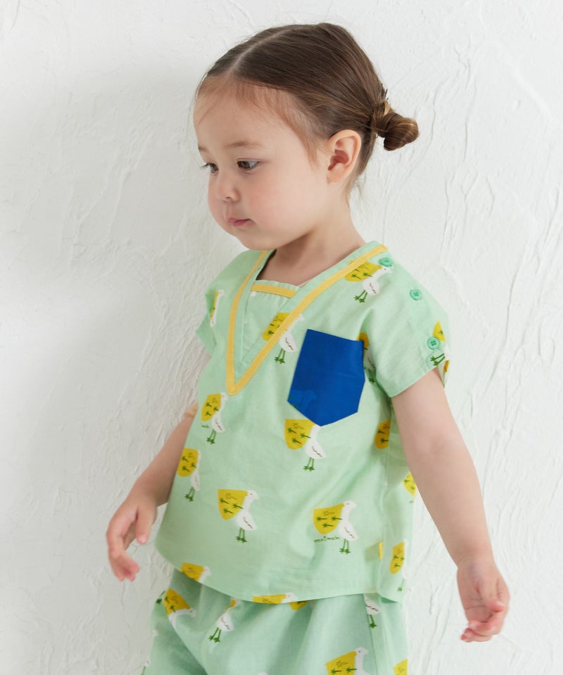 モデル身長：91cm　着用サイズ：100