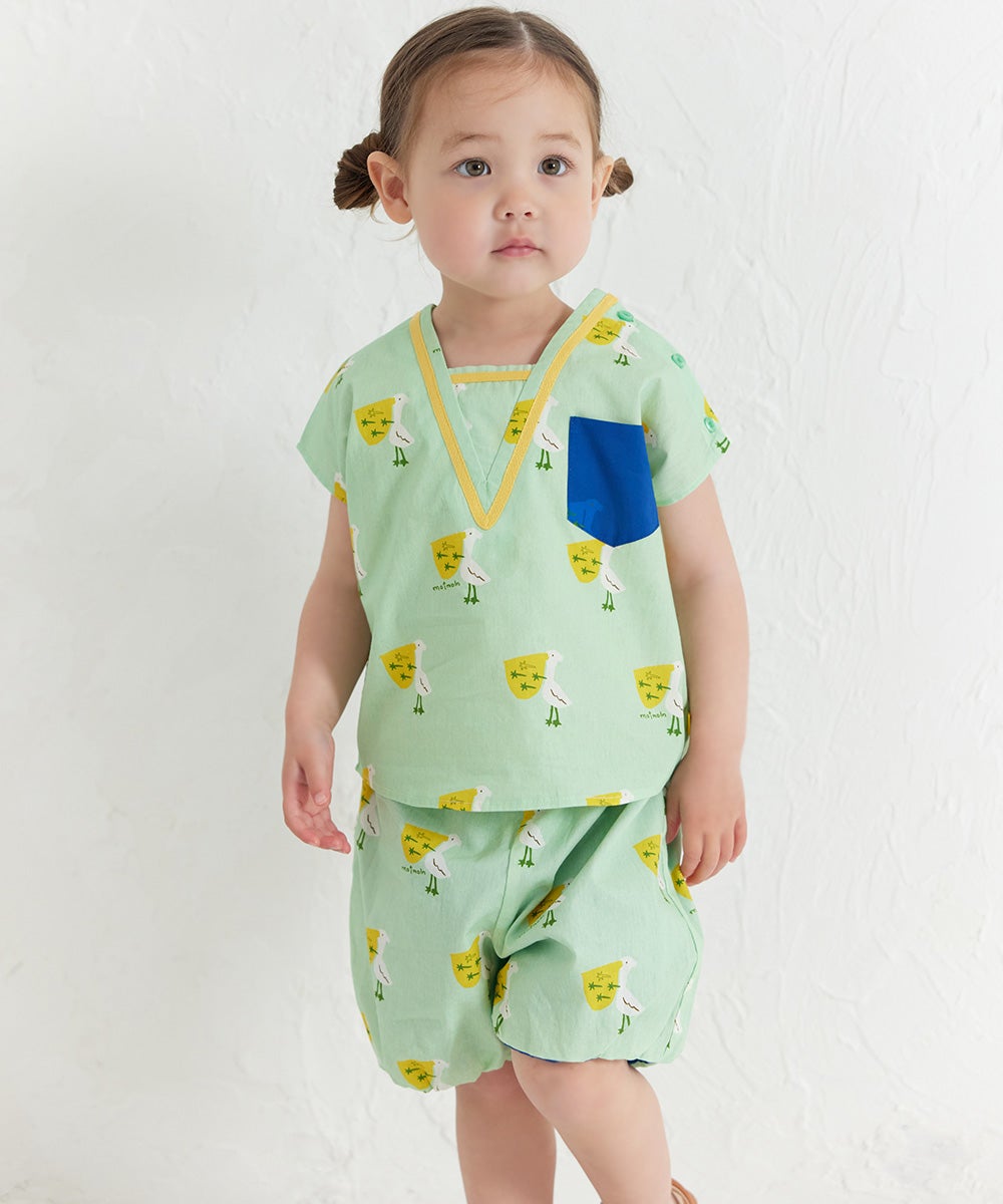 モデル身長：91cm　着用サイズ：100