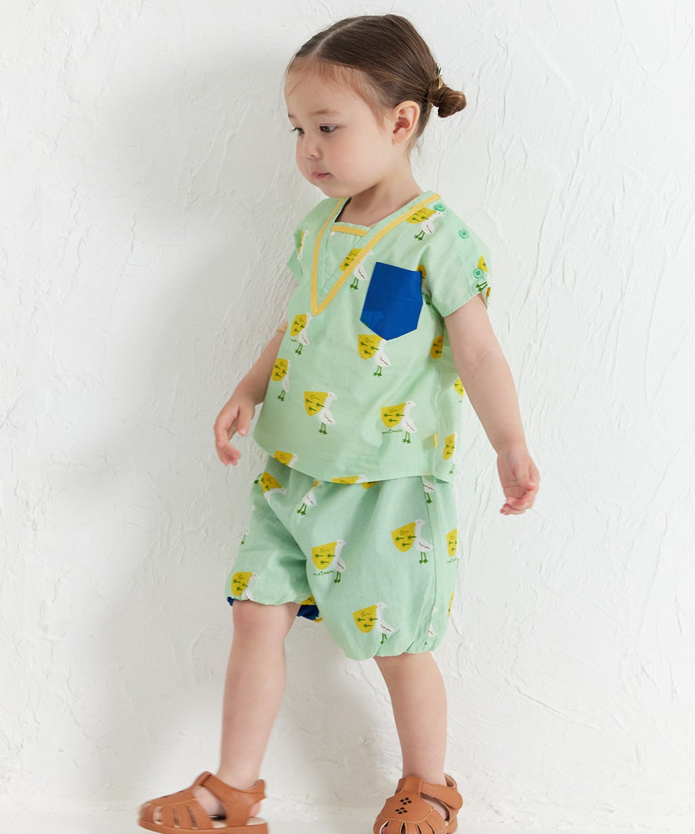 モデル身長：91cm　着用サイズ：100